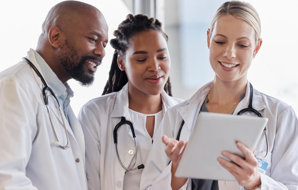 Doctor consulting with a patient